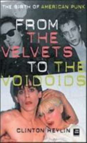 From The Velvets To The Voidoids: The Birth of American Punk Rock de Clinton Heylin