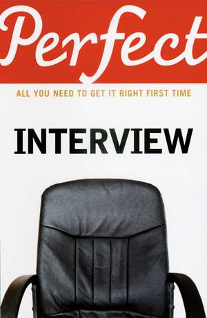 The Perfect Interview de Max Eggert