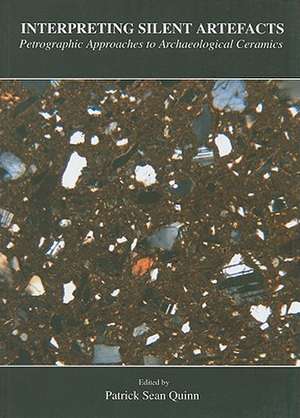 Interpreting Silent Artefacts de Patrick Sean Quinn