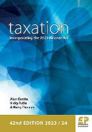 Taxation - incorporating the 2023 Finance Act de Alan Combs