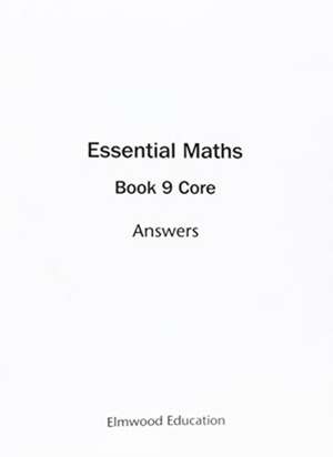 Essential Maths 9 Core Answers de David Rayner