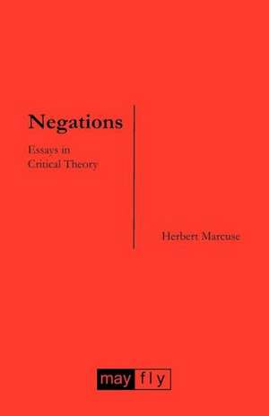 Negations de Herbert Marcuse