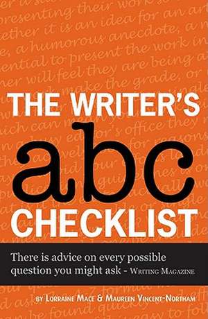 The Writer's ABC Checklist de Lorraine Mace