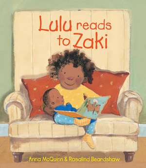 Lulu Reads to Zeki de Anna Mcquinn