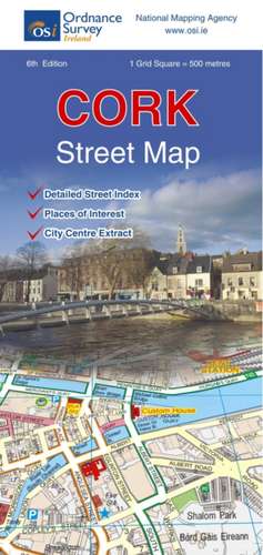 Cork Street Map de Ordnance Survey Ireland