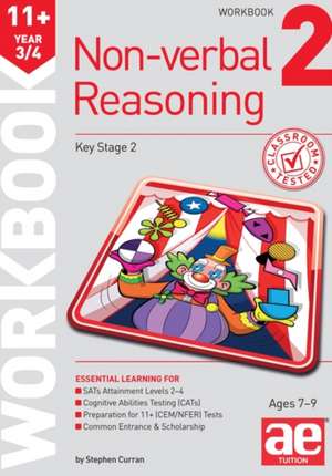 11+ Non-Verbal Reasoning Year 3/4 Workbook 2 de Andrea F. Richardson