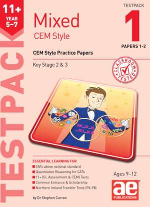 11+ Mixed CEM Style Testpack 1 Papers 1-2 de Andrea F Richardson