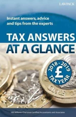 Tax Answers at a Glance 2018/19