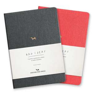 A Notebook For Bad Ideas - Grey/lined de Hoxton Mini Press