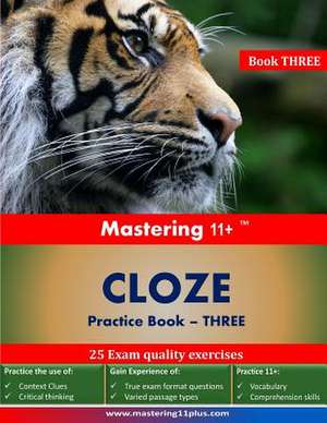 Mastering 11+ Cloze - Practice Book 3