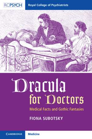 Dracula for Doctors: Medical Facts and Gothic Fantasies de Fiona Subotsky