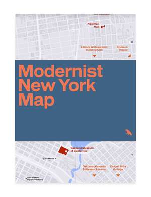 Modernist New York Map de Allison C Meier