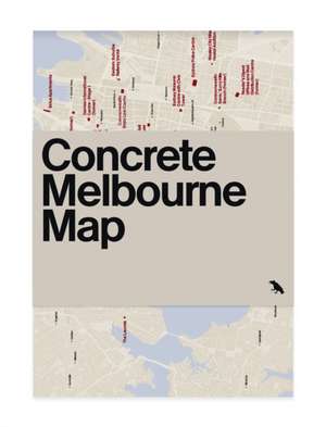 Concrete Melbourne Map de Glenn Harper