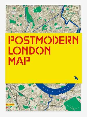 Postmodern London Map: Guide to postmodernist architecture in London de Derek Lamberton