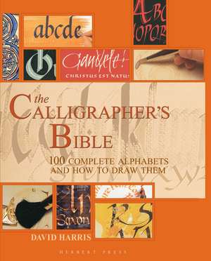 The Calligrapher's Bible: 100 Complete Alphabets and How to Draw Them de David Harris