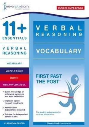 11+ Essentials Verbal Reasoning: Vocabulary Book 3