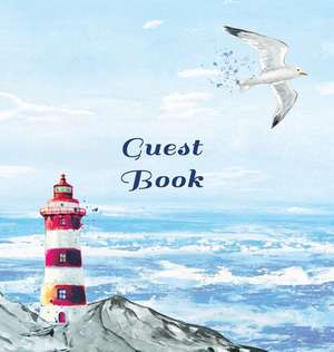 GUEST BOOK FOR VACATION HOME, Visitors Book, Beach House Guest Book, Seaside Retreat Guest Book, Visitor Comments Book.