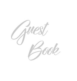 Silver Guest Book, Weddings, Anniversary, Party's, Special Occasions, Memories, Christening, Baptism, Wake, Funeral, Visitors Book, Guests Comments, Vacation Home Guest Book, Beach House Guest Book, Comments Book and Visitor Book (Hardback) de Lollys Publishing