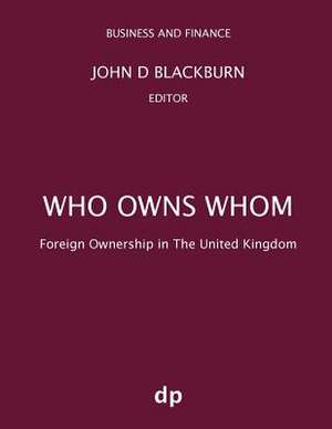 Who Owns Whom de John D Blackburn