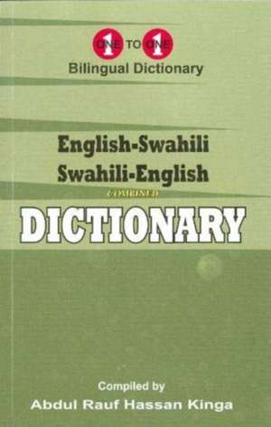 English-Swahili & Swahili-English One-to-One Dictionary (exam-suitable) de A. Kinga