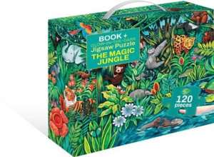 The Magic Jungle: Books + Jigsaw de Helena Perez Garcia