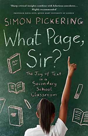 What Page Sir? de Simon Pickering