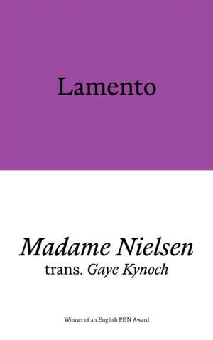 Lamento de Madame Nielsen