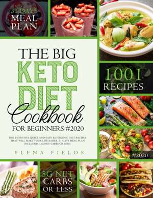 Keto Diet Cookbook 1001 de Elena Fields