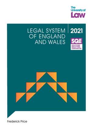 SQE - Legal System of England and Wales de Frederick Price