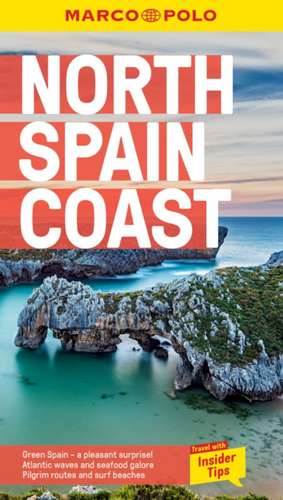 North Spain Coast Marco Polo Pocket Travel Guide - with pull out map de Marco Polo