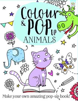 Colour & Pop Up Animals de Elizabeth Golding