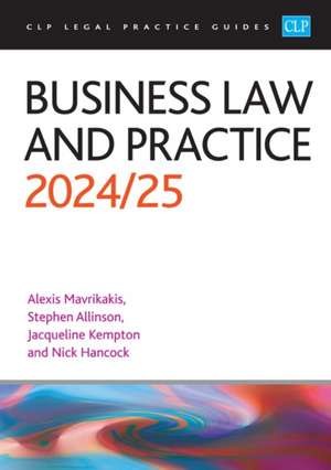 Business Law and Practice 2024/2025 de Mavrikakis