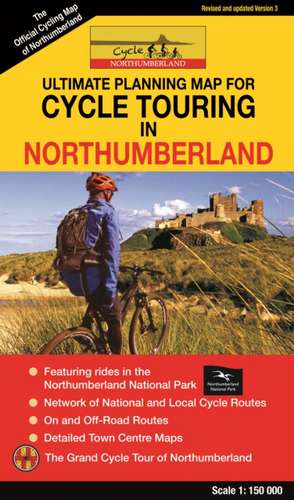 Cycle Touring Map of Northumberland - REV.3