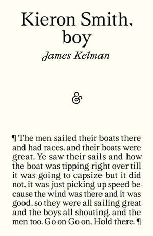 Kieron Smith, boy de James Kelman