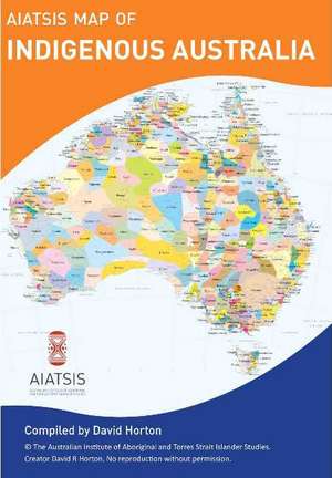 AIATSIS Map of Indigenous Australia -- Folded de David Horton