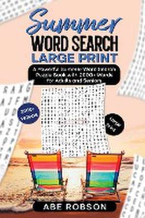 Summer Word Search Large Print de Abe Robson