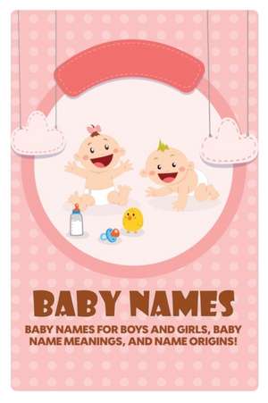 Baby Names de Isabelle Cohen