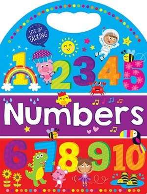 Let's Get Talking Handled Board Book - Numbers de Kidsbooks Publishing