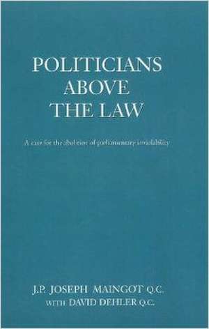 Politicians Above the Law de QC Maingo, J. P. Joseph