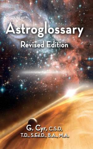 Astroglossary de G. Cyr