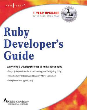 Ruby Developers Guide de Syngress