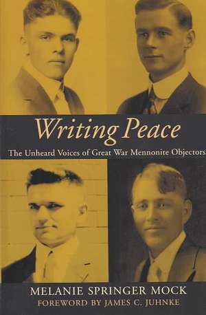 Writing Peace de Melanie Springer Mock