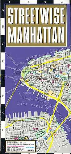 Streetwise Compact Manhattan Map: 20% Smaller Than Our Regular Manhattan Map de Streetwise Maps