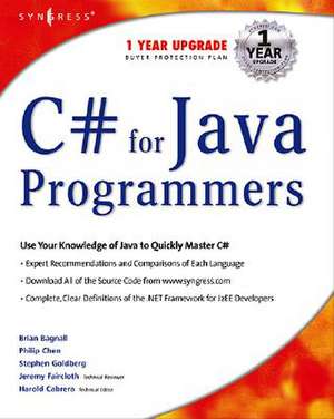 C# for Java Programmers de Harold Cabrera
