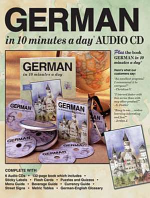 GERMAN in 10 minutes a day BOOK + AUDIO de Kristine K Kershul