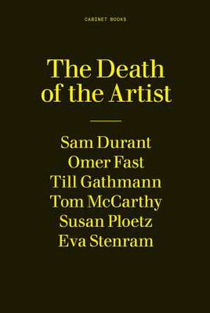 The Death of the Artist: A 24-Hour Book de Omer Fast