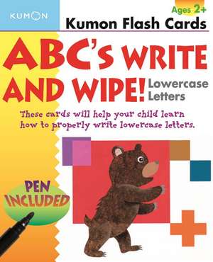 ABC's Lowercase Write & Wipe de Kumon