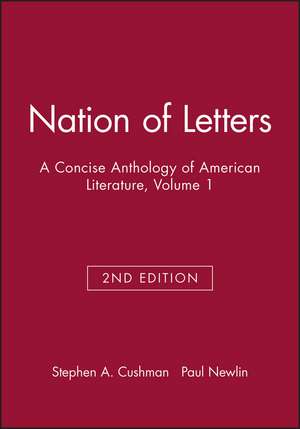 Nation of Letters de Cushman