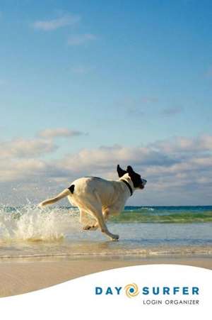 Day Surfer Login Organizer (Dog Running on the Beach) de Johnson &. Hunter