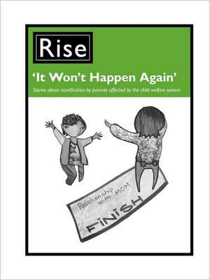 It Won't Happen Again: Stories about Reunification by Parents Affected by the Child Welfare System de Nora McCarthy